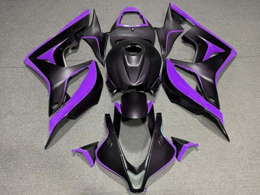 2007-2008 Honda CBR600RR Motorcycle Fairings - Purple Matte Black UK