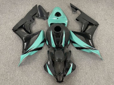 2007-2008 Honda CBR600RR Motorcycle Fairings - Mint Green Glossy Black UK