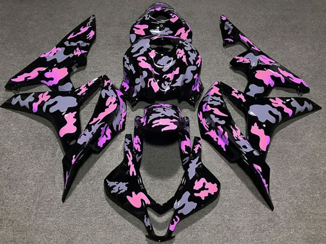 2007-2008 Honda CBR600RR Motorcycle Fairings - Pink Grey Camouflage UK
