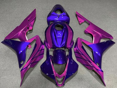 2007-2008 Honda CBR600RR Motorcycle Fairings - Blue Pink UK