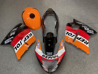 1996-2007 Honda CBR1100XX Blackbird Motorcycle Fairings - Orange White Red Glossy Black Repsol UK
