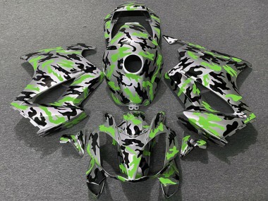 2002-2013 Honda VFR 800 Motorcycle Fairings - Green Camouflage UK