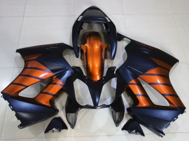 2002-2013 Honda VFR 800 Motorcycle Fairings - Orange Matte Blue Matte Black UK