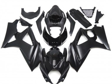 2007-2008 Suzuki GSXR 1000 Motorcycle Fairing Kits - Glossy Black Matte Black UK
