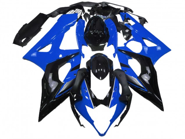 2005-2006 Suzuki GSXR 1000 Motorcycle Fairing - Blue Glossy Black UK