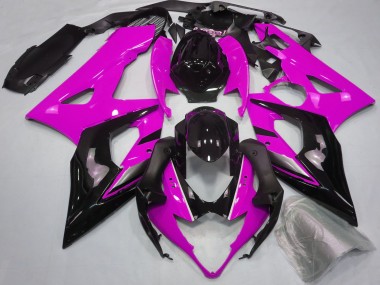 2005-2006 Suzuki GSXR 1000 Motorcycle Fairings - Pink Glossy Black UK