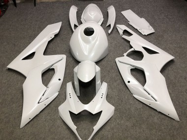 2005-2006 Suzuki GSXR 1000 Motorcycle Fairings - Glossy White Plain UK