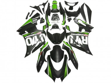 2017-2024 Suzuki GSXR 1000 Motorcycle Fairings - Matte Black Green UK