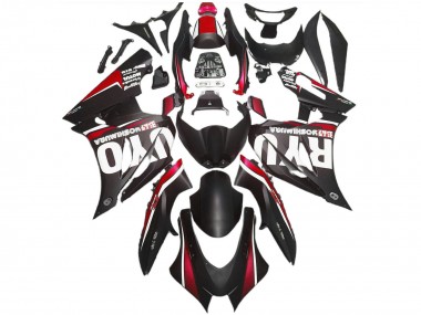 2017-2024 Suzuki GSXR 1000 Abs Motorcycle Fairings - Matte Black Red UK