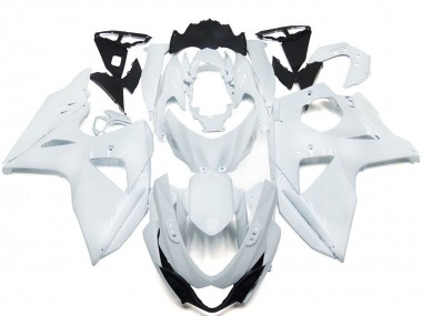 2009-2016 Suzuki GSXR 1000 Motorcycle Fairings - Glossy White UK