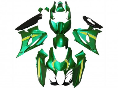 2017-2024 Suzuki GSXR 1000 Motorcycle Fairings - Green Yellow Style UK