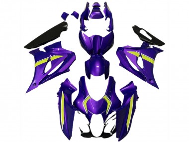 2017-2024 Suzuki GSXR 1000 Motorcycle Fairings - Purple Yellow Style UK