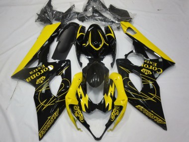 2005-2006 Suzuki GSXR 1000 Motorcycle Fairings - Yellow Black Corona Alstare UK