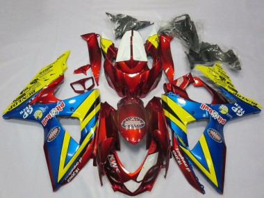 2009-2016 Suzuki GSXR 1000 Motorcycle Fairings - Yellow Red Blue UK