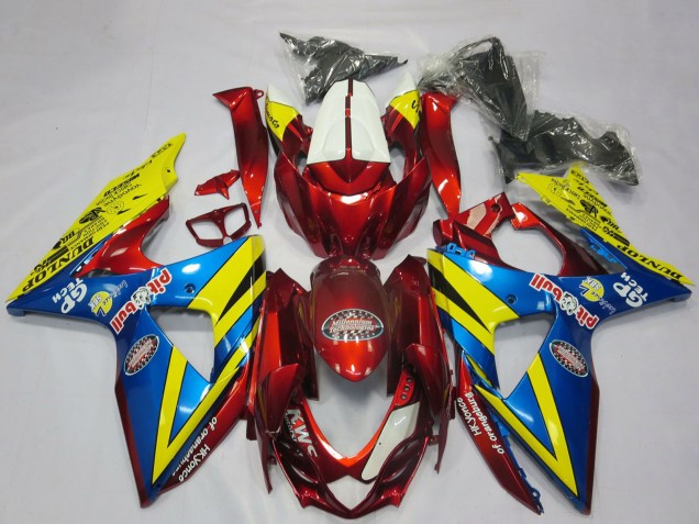 2009-2016 Suzuki GSXR 1000 Motorcycle Fairings - Yellow Red Blue UK