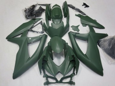 2008-2010 Suzuki GSXR 600 / GSXR 750 Motorcycle Fairings - Army Green UK