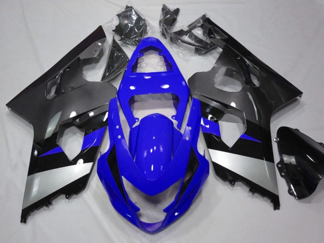 2004-2005 Suzuki GSXR 600 / GSXR 750 Motorcycle Fairings - Blue Silver Grey Black UK