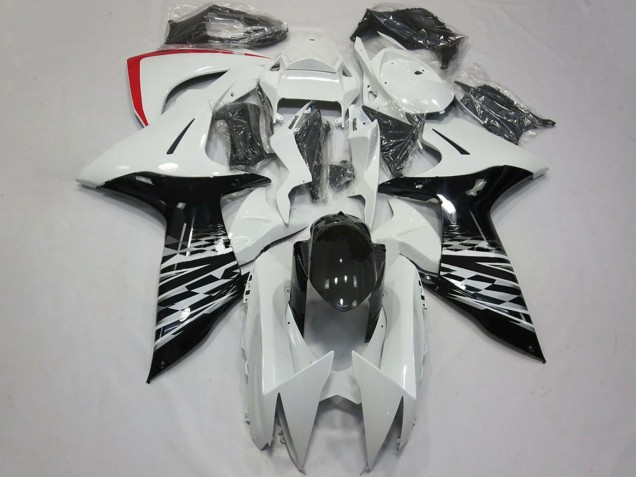 2011-2024 Suzuki GSXR 600 / GSXR 750 Motorcycle Fairings - White Glossy Black Red UK