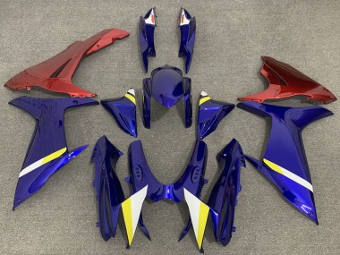 2011-2024 Suzuki GSXR 600 / GSXR 750 Motorcycle Fairings - Blue with Red Lowers UK