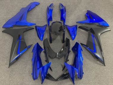2011-2024 Suzuki GSXR 600 / GSXR 750 Motorcycle Fairings - Blue Black Grey UK