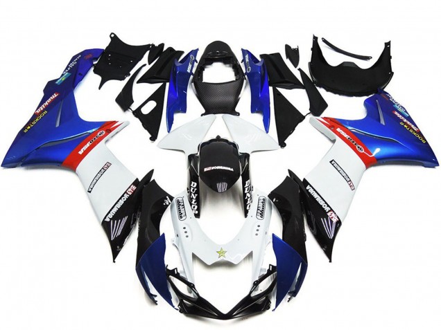 2011-2024 Suzuki GSXR 600 / GSXR 750 Abs Motorcycle Fairings - Blue White Red UK