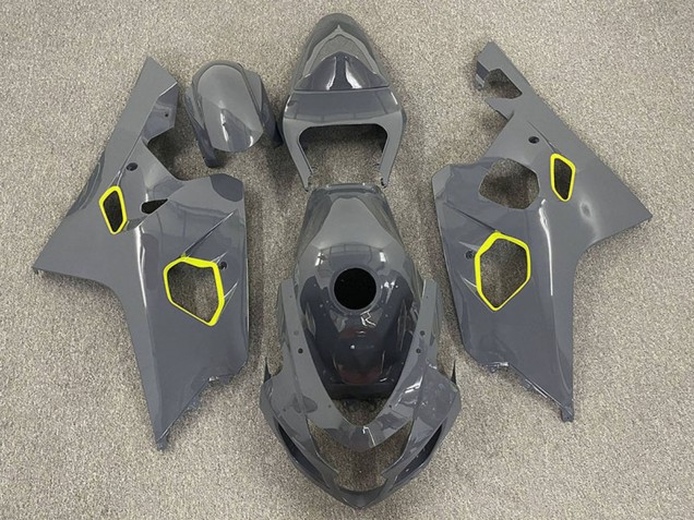 2004-2005 Suzuki GSXR 600 / GSXR 750 Motorcycle Fairings - Nardo Grey Neon Yellow UK