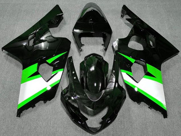 2004-2005 Suzuki GSXR 600 / GSXR 750 Motorcycle Fairings - Glossy Black Green White UK