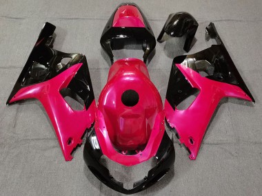 2001-2003 Suzuki GSXR 600 / GSXR 750 Motorcycle Fairings - Pink Glossy Black UK