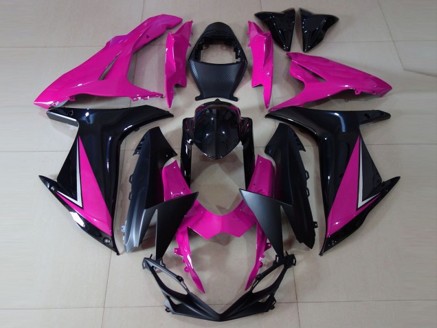 2011-2024 Suzuki GSXR 600 / GSXR 750 Motorcycle Fairings - Pink Glossy Black Matte Black UK