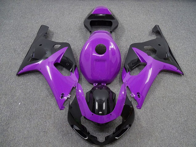 2001-2003 Suzuki GSXR 600 / GSXR 750 Motorcycle Fairings - Purple Glossy Black UK
