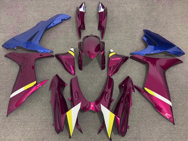 2011-2024 Suzuki GSXR 600 / GSXR 750 Motorcycle Fairings - Purple Blue White Yellow UK