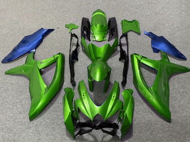 2008-2010 Suzuki GSXR 600 / GSXR 750 Motorcycle Fairings - Green Blue UK