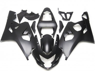 2004-2005 Suzuki GSXR 600 / GSXR 750 Motorcycle Fairings - Matte Black Style UK