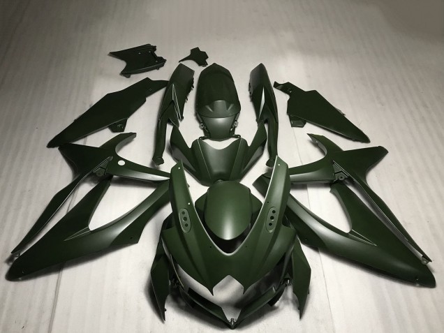 2008-2010 Suzuki GSXR 600 / GSXR 750 Motorcycle Fairings - Matte Green UK