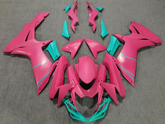 2011-2024 Suzuki GSXR 600 / GSXR 750 Motorcycle Fairings - Pink Teal UK