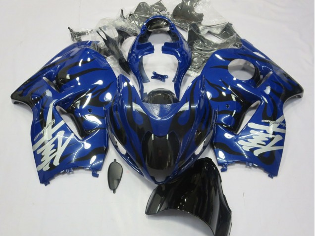 1996-2007 Suzuki GSXR 1300 Motorcycle Fairings - Deep Blue UK