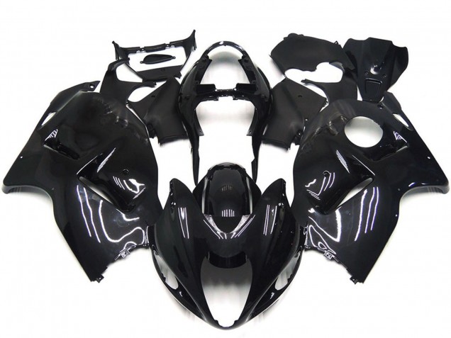 1996-2007 Suzuki GSXR 1300 Motorcycle Fairings - Glossy Black UK