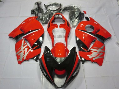 1996-2007 Suzuki GSXR 1300 Motorcycle Fairings - Red Black Silver Decal UK