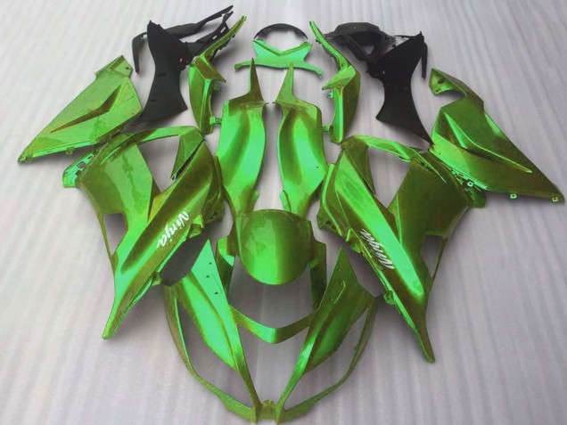 2016-2020 Kawasaki ZX10R Motorcycle Fairings - Glossy Candy Green UK
