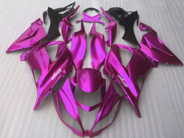 2016-2020 Kawasaki ZX10R Motorcycle Fairings - Glossy Candy Pink UK