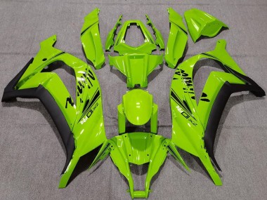 2011-2015 Kawasaki ZX10R Motorcycle Fairings - Green Matte Black UK
