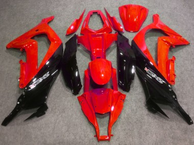 2016-2020 Kawasaki ZX10R Abs Motorcycle Fairings - Red Glossy Black UK