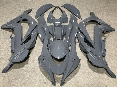 2016-2020 Kawasaki ZX10R Motorcycle Fairings - Nardo Grey Black Logo UK