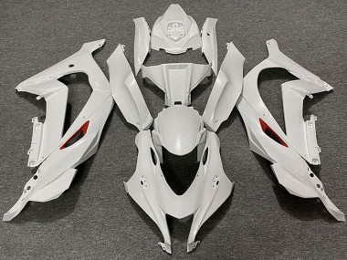 2016-2020 Kawasaki ZX10R Motorcycle Fairings - Pearl White Red Trim UK