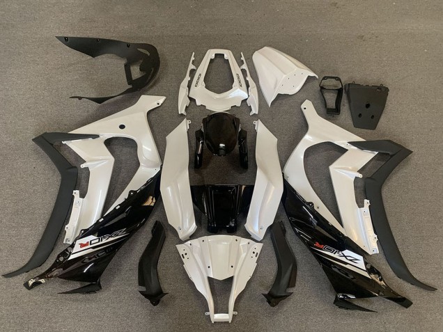 2011-2015 Kawasaki ZX10R Motorcycle Fairings - Pearl White Glossy Black Matte Black UK