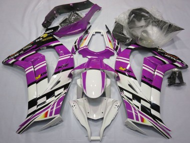 2011-2015 Kawasaki ZX10R Motorcycle Fairings - Purple Black White Yellow UK