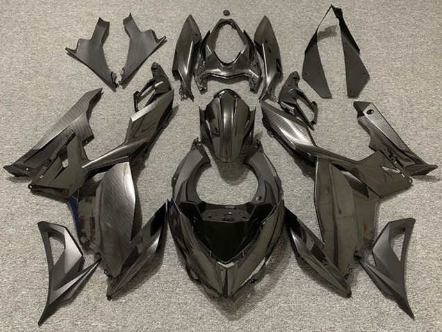 2018-2024 Kawasaki Ninja 400 Motorcycle Fairings - Carbon Fiber Style UK