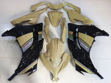 2013-2024 Kawasaki Ninja 300 Motorcycle Fairings - Desert Tan Black UK