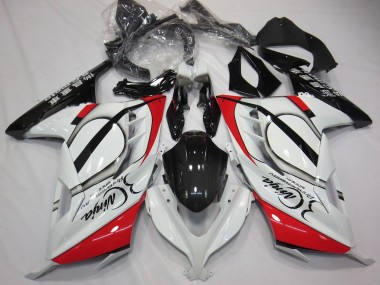 2013-2024 Kawasaki Ninja 300 Motorcycle Fairings - Glossy White Red Black UK