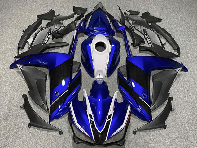 2015-2018 Yamaha R3 Motorcycle Fairings - Blue White Black UK